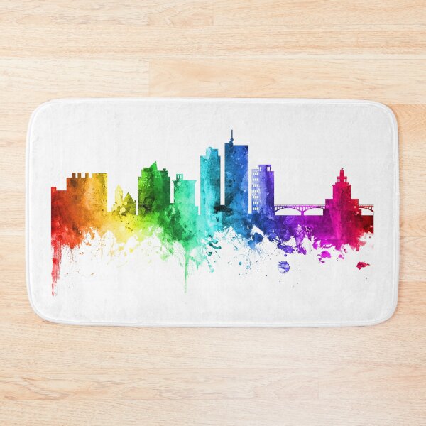 Item preview, Cedar Rapids Iowa Skyline designed and sold by ArtPrints.