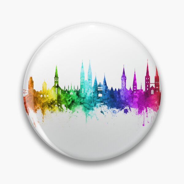Item preview, Lübeck Germany Skyline designed and sold by ArtPrints.