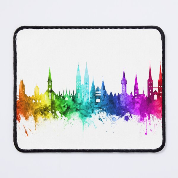 Item preview, Lübeck Germany Skyline designed and sold by ArtPrints.