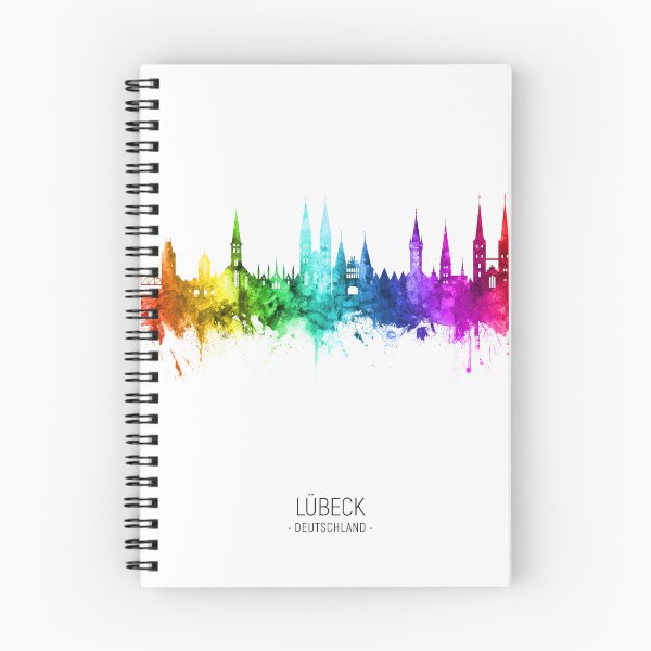 Item preview, Lübeck Germany Skyline designed and sold by ArtPrints.