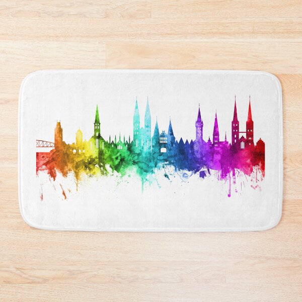 Item preview, Lübeck Germany Skyline designed and sold by ArtPrints.