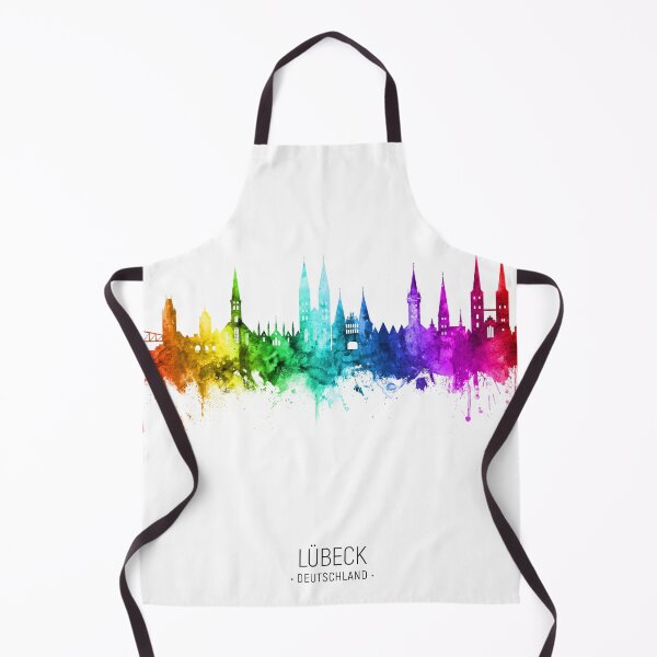 Item preview, Lübeck Germany Skyline designed and sold by ArtPrints.
