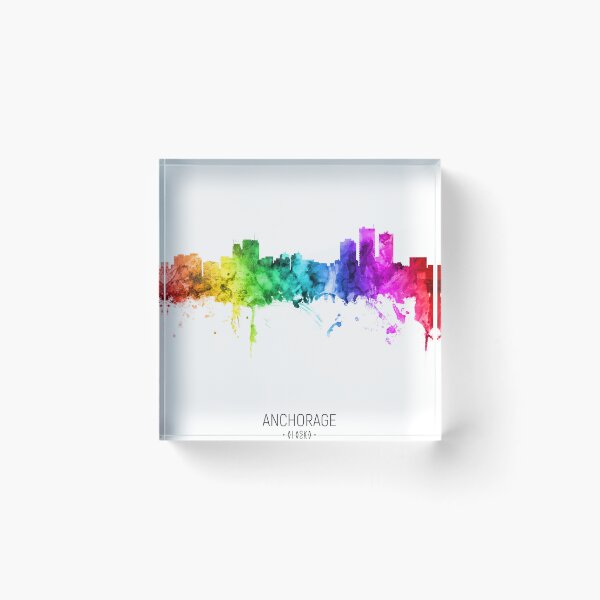 Item preview, Anchorage Alaska Skyline designed and sold by ArtPrints.