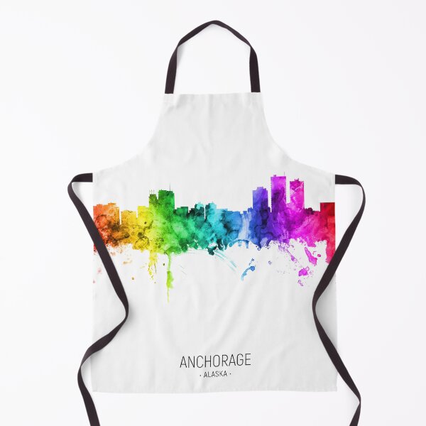 Item preview, Anchorage Alaska Skyline designed and sold by ArtPrints.