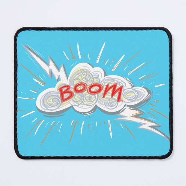 Item preview, Boom Lightning Cloud on Blue designed and sold by Dani Vittz.
