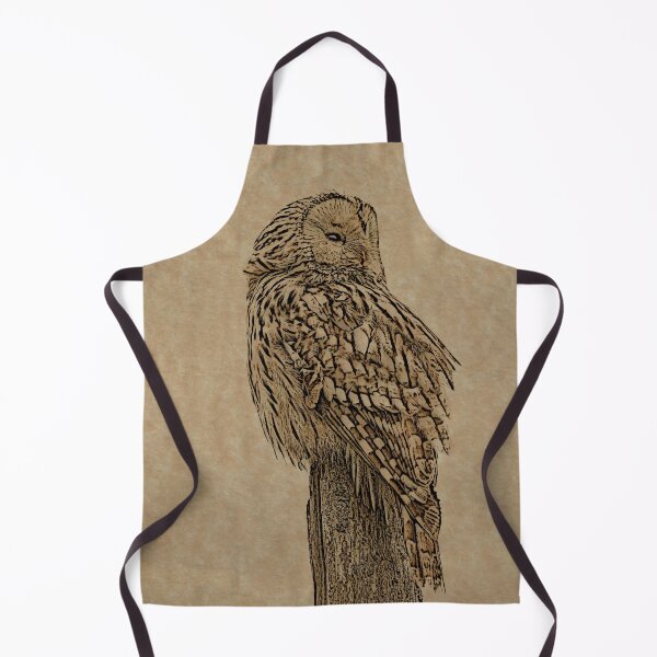 Item preview, Impressive Snowy Owl Line Art designed and sold by ClownFishArts.