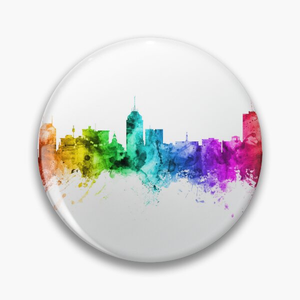 Artikelvorschau, Fresno California Skyline entworfen und verkauft von ArtPrints.
