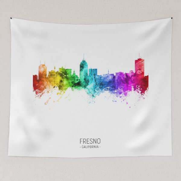 Item preview, Fresno California Skyline designed and sold by ArtPrints.