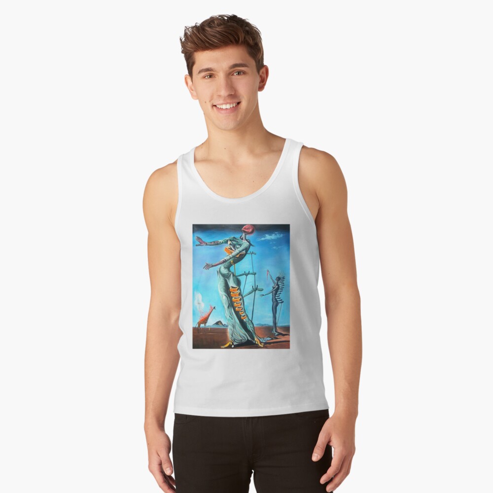 Space Elephant Dali Art tank top men Salvador Dali Tee Men'S Women'S All  sleevelesss Customize tank top men - AliExpress