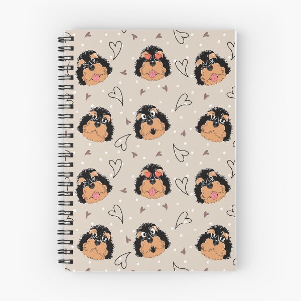 Item preview, Funny Black Tan Bernedoodle Emoji designed and sold by Lulupainting.