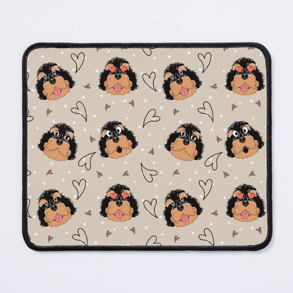 Item preview, Funny Black Tan Bernedoodle Emoji designed and sold by Lulupainting.