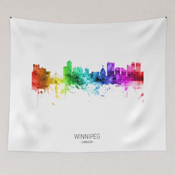Item preview, Winnipeg Canada Skyline designed and sold by ArtPrints.