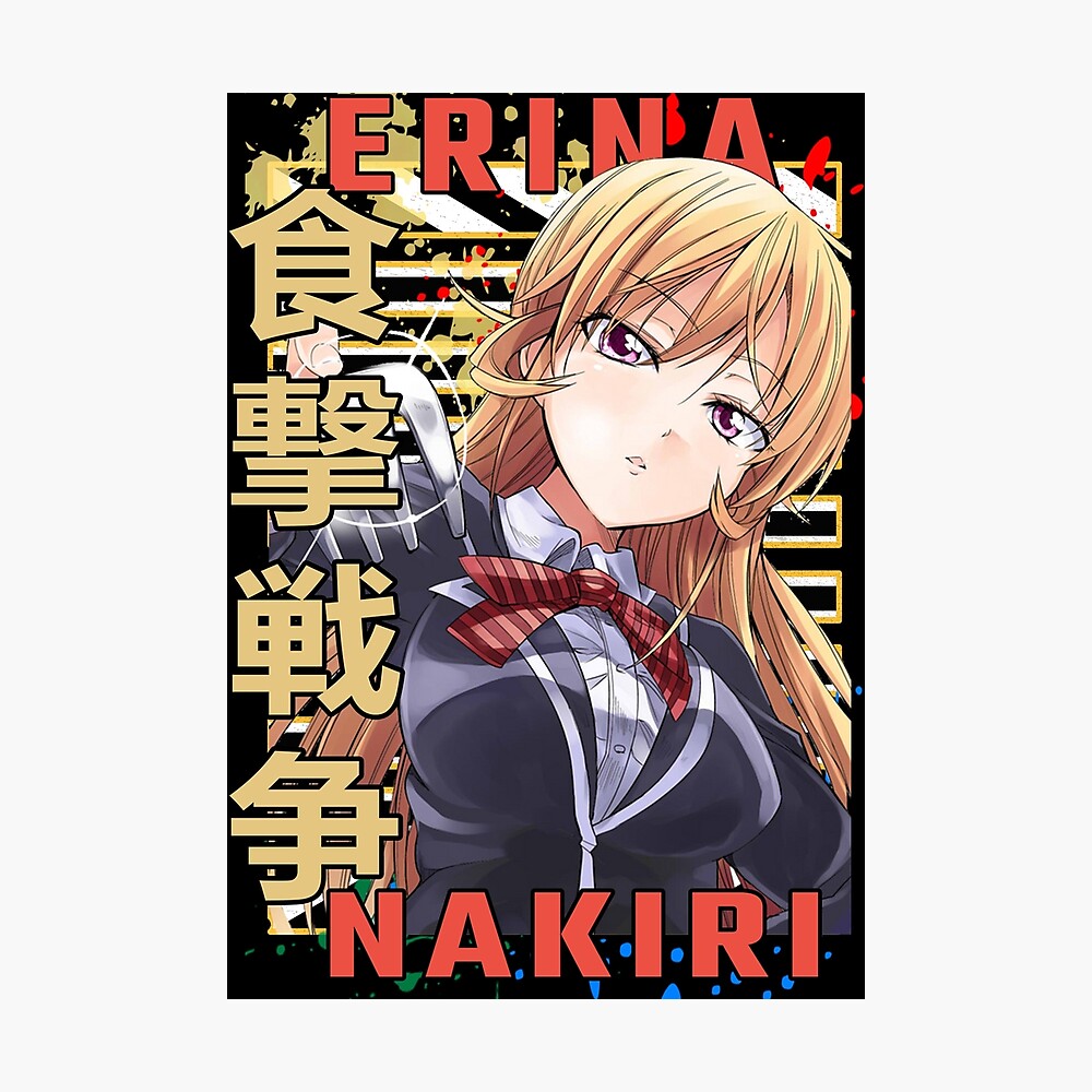 Erina Nakiri Food Wars Shokugeki no Soma Urban Anime Manga Design
