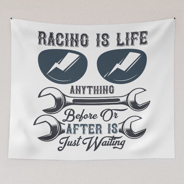 Item preview, Racing is life Anything before or after is just waiting designed and sold by kapiks.