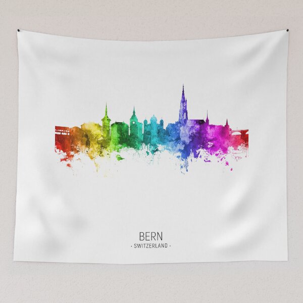 Item preview, Bern Switzerland Skyline designed and sold by ArtPrints.