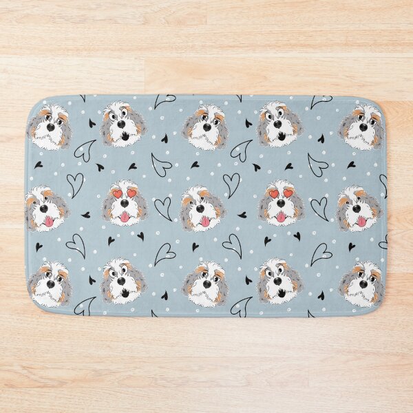 Item preview, Funny Merle Bernedoodle Emoji designed and sold by Lulupainting.