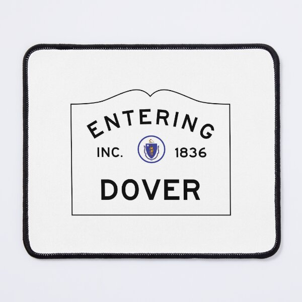 Item preview, Entering Dover Massachusetts - Commonwealth of Massachusetts Road Sign  designed and sold by NewNomads.
