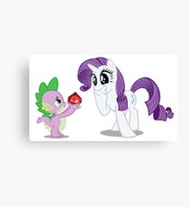 Rarity and Spike Canvas Print