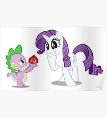 Rarity and Spike Poster
