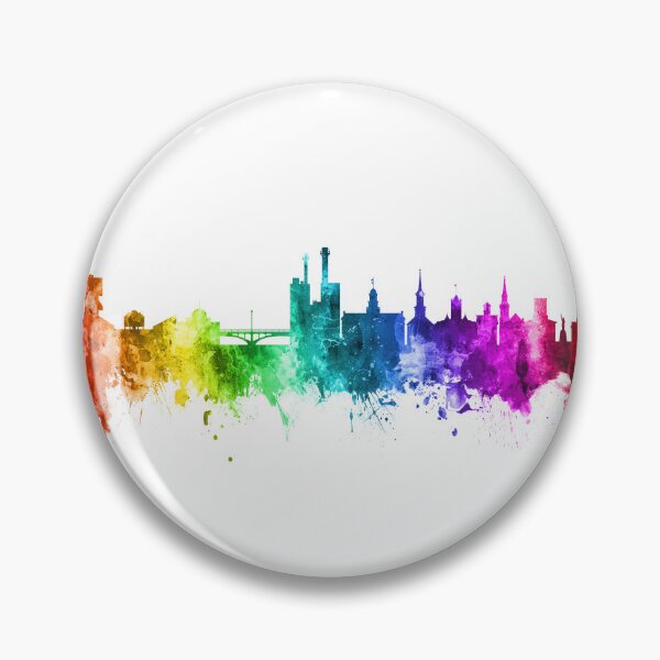 Artikelvorschau, Iowa City Iowa Skyline entworfen und verkauft von ArtPrints.