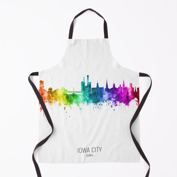 Artikelvorschau, Iowa City Iowa Skyline entworfen und verkauft von ArtPrints.