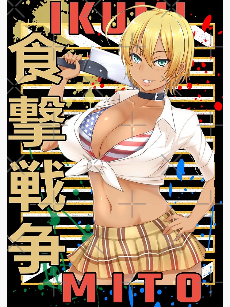 Ikumi Mito Food Wars Shokugeki No Soma Urban Anime Manga Design Poster For Sale By