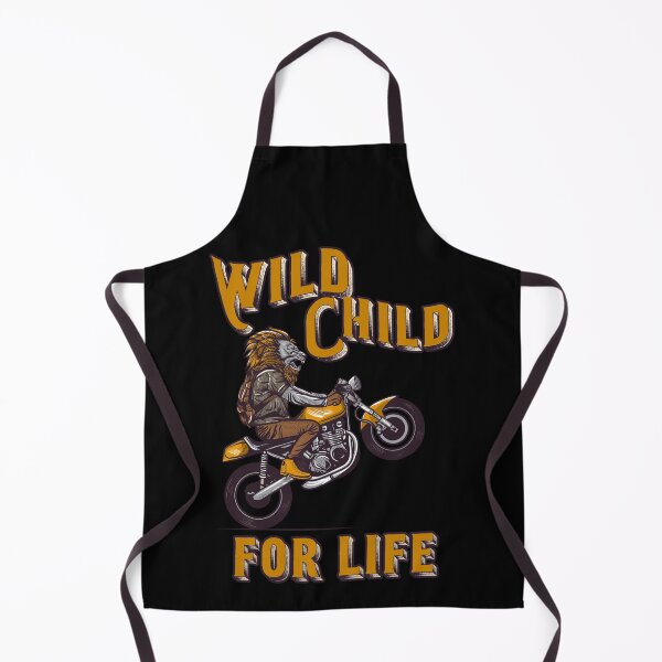Item preview, Wild Child For Life Free Spirited Biker Graphic designed and sold by GO SHIRT-TEE.