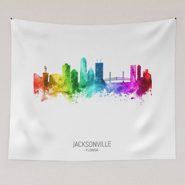 Artikelvorschau, Jacksonville Florida Skyline entworfen und verkauft von ArtPrints.