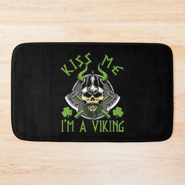 Item preview, Kiss Me I'm A Viking Lucky Pagan St Patricks Day  designed and sold by laurenm233.
