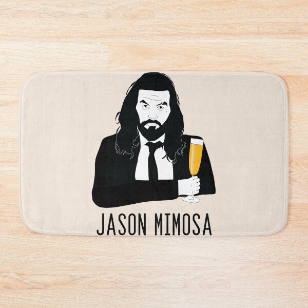 Item preview, Jason Momoa holding a mimosa - parody    designed and sold by Garrickfusion.