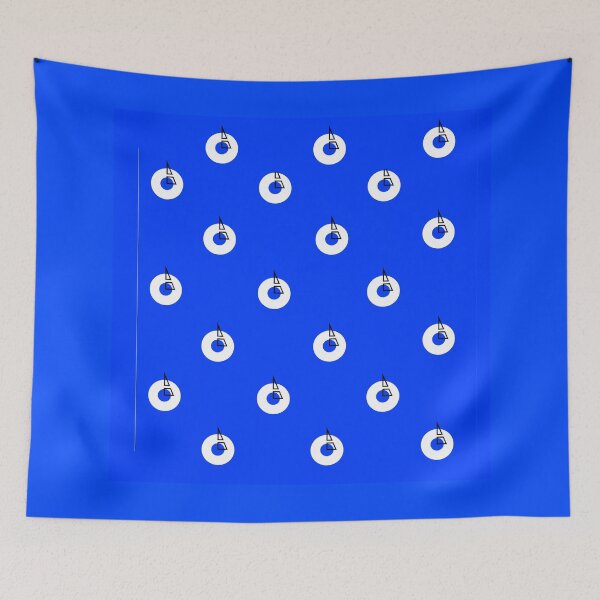 Item preview, 70's Retro circular triangular pattern designed and sold by UniqueDesignHub.