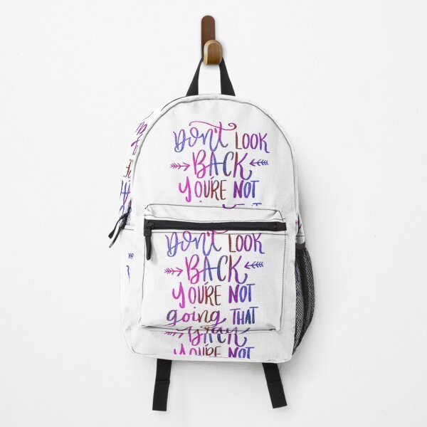 Item preview, Copy of Don't look back, you aren't going that way quote designed and sold by ManifestoDesign.