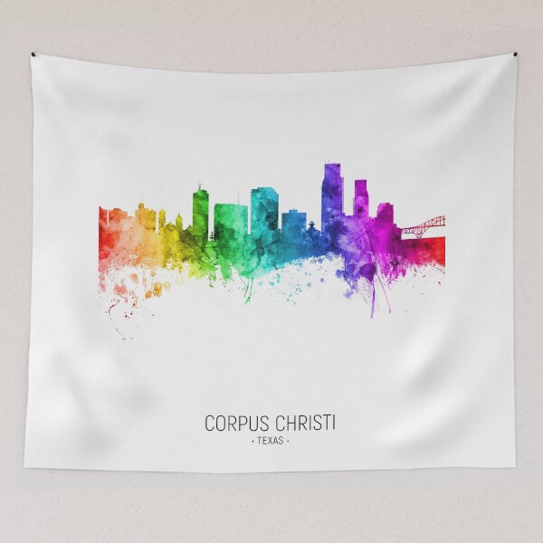 Item preview, Corpus Christi Texas Skyline designed and sold by ArtPrints.