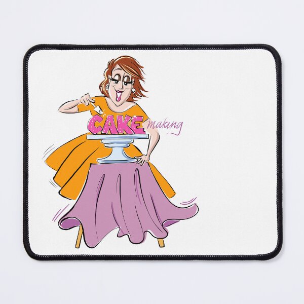 Item preview, Cake Making in an orange dress designed and sold by Dani Vittz.