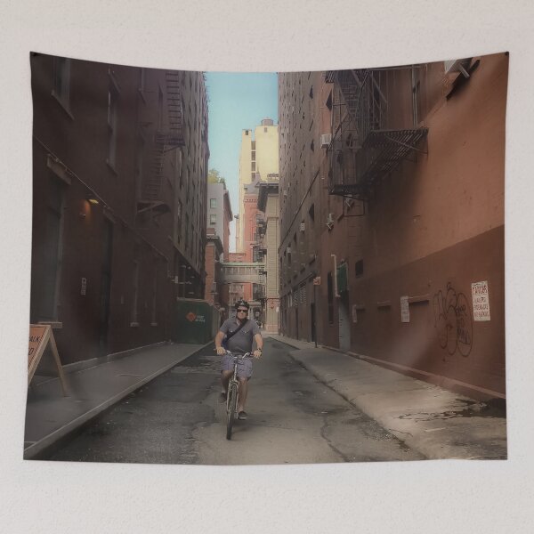Item preview, Biker in Tribeca, Manhattan, New York City  designed and sold by eleonoraingrid.