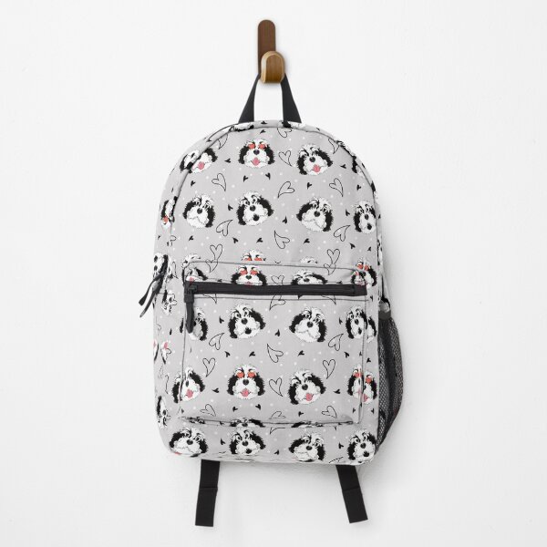 Item preview, Funny Black White Bernedoodle Emoji designed and sold by Lulupainting.