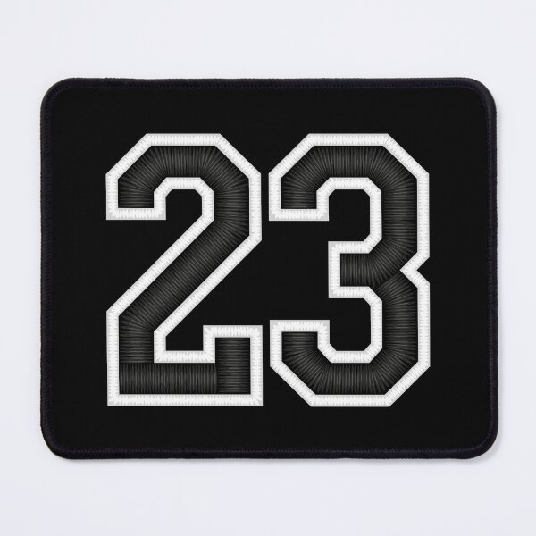 Item preview, 23 Black Jersey Sports Number twenty-three Football 23 designed and sold by elhefe.