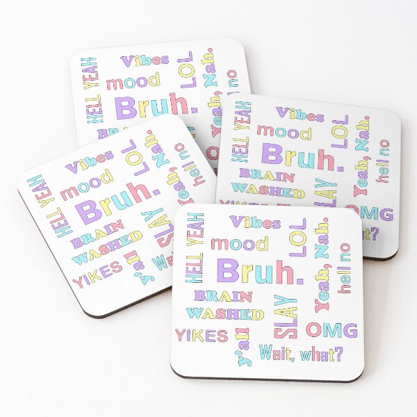 Item preview, Famous Slang words cloud typography designed and sold by RMelissart.