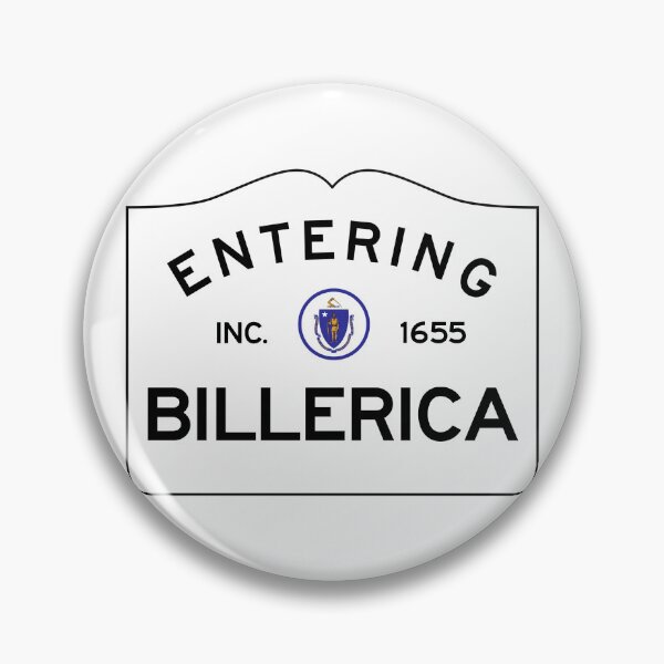 Item preview, Entering Billerica Massachusetts - Commonwealth of Massachusetts Road Sign  designed and sold by NewNomads.