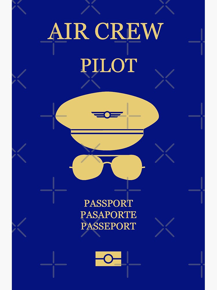 Pilot Passport Sticker By Hakvs Redbubble 6281