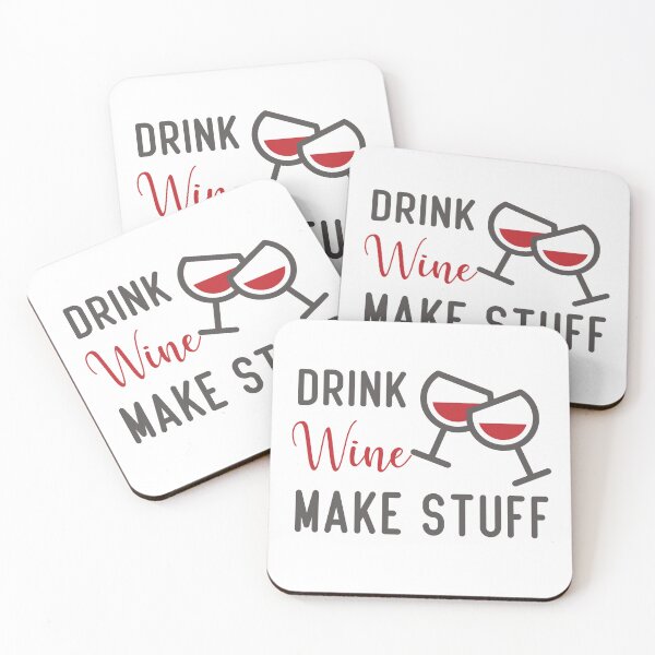 Item preview, drink wine make stuff , red wine illustrator designed and sold by Mehdi Art.