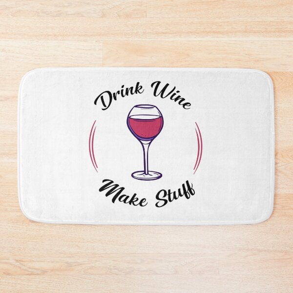 Item preview, drink wine make stuff , red wine illustrator designed and sold by Mehdi Art.