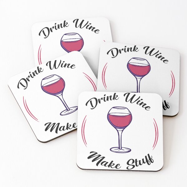 Item preview, drink wine make stuff , red wine illustrator designed and sold by Mehdi Art.