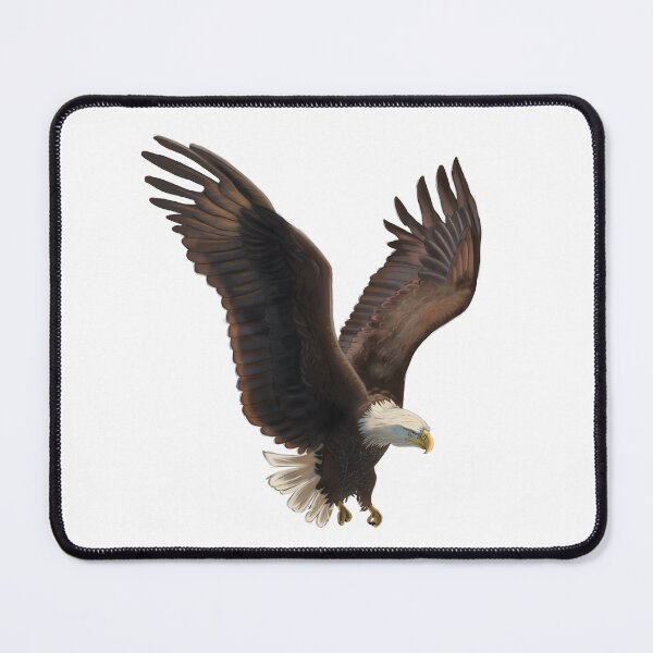 Item preview, Bald Eagle landing with its wings open designed and sold by Julezdrawing.