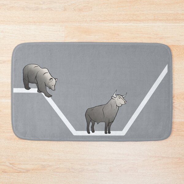 Item preview, Stock prices with bull and bear designed and sold by SB_Kunst.