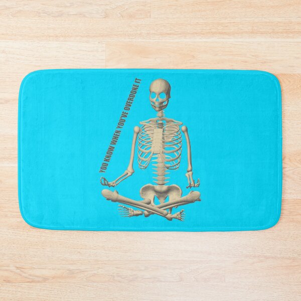 Item preview, Yoga Skeleton Overdone It Meditation Padmasana designed and sold by stuartsemporium.
