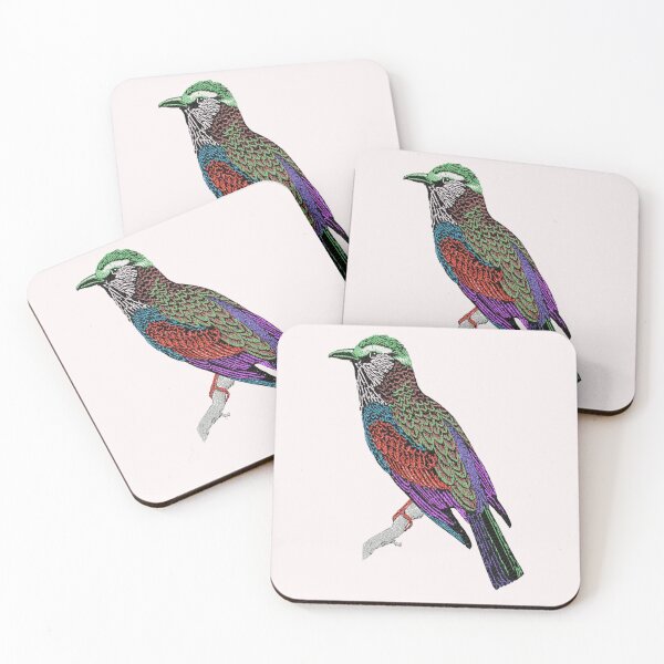 Item preview, Machine embroidery, Embroidered Bird Roufus, Stitch crafting, unique embroidered art designed and sold by RudolphBarnard.