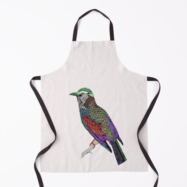 Item preview, Machine embroidery, Embroidered Bird Roufus, Stitch crafting, unique embroidered art designed and sold by RudolphBarnard.