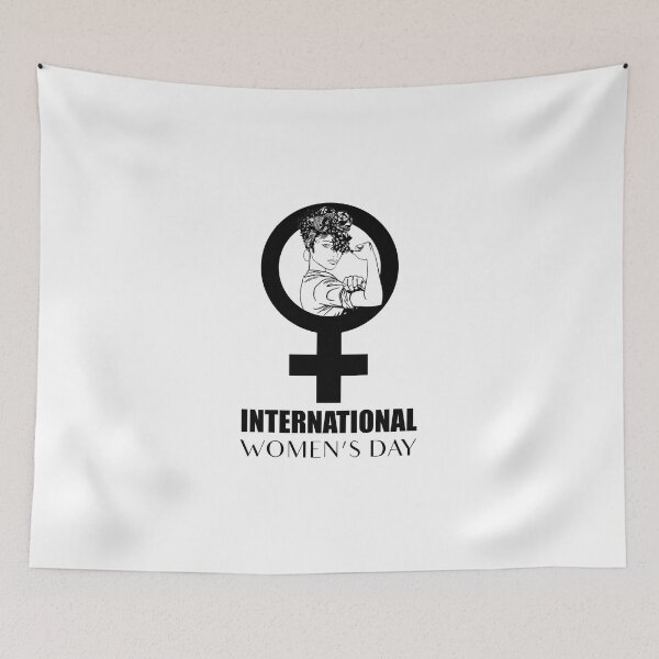 Item preview, International Women's Day - 2022- Black and White designed and sold by vooART.