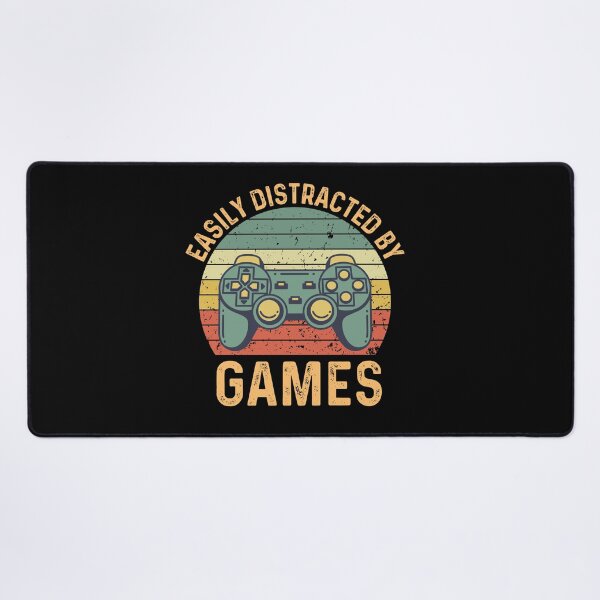 Item preview, Easily Distracted By Games | Retro Gaming | Vintage Gamer designed and sold by AlexaTees.